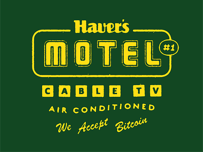 Haver's Motel austin badge custom type haver hotel lettering logo motel retro rough texas texture throwback tuesday type type lockup vintage