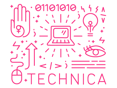 Technica Icons female girl hackathon icons illustration technica vector