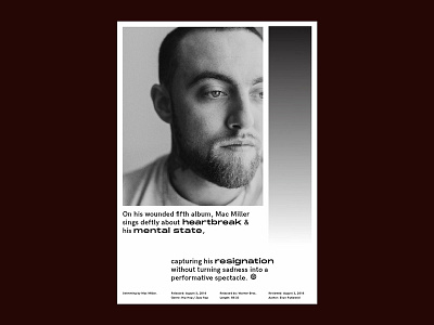 Mac grid mac miller music poster