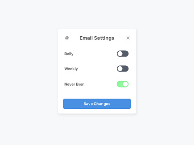 Settings - #007 challenge daily ui settings ui