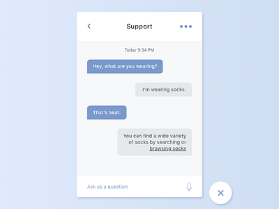 Chat Bot - Daily UI #013 chat chat bot daily 100 daily ui ui