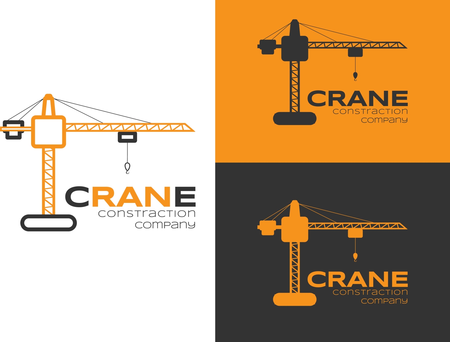 Construction company logo vector illustration by Zalina on Dribbble