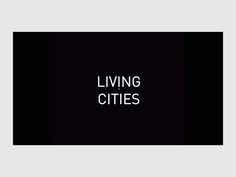 Living Cities Animated Logo data data driven design generative graphic design interactive logo motion graphic smart cities