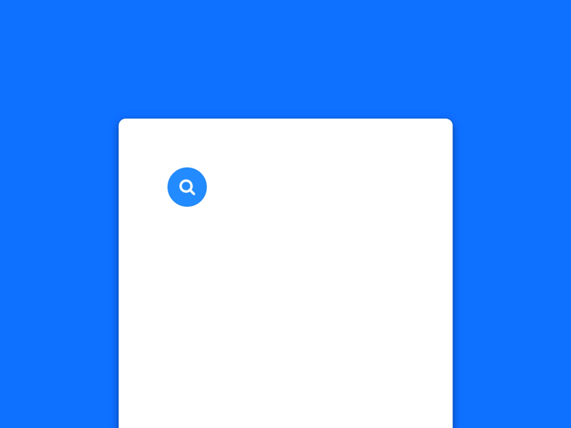 Search Interaction by Chad Kendall on Dribbble