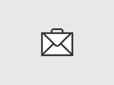 Mailcase briefcase case email envelope letter logo mail minimal simple