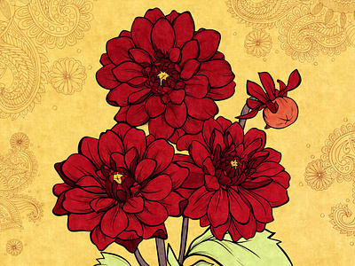 A Red Flower.. graphic design
