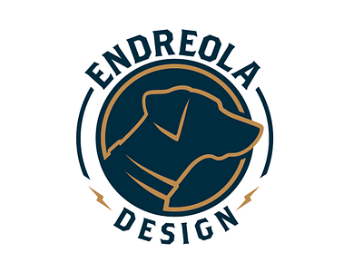 Personal Logo branding dog endreola design icon logo personal