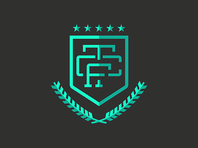 Torrance Crossfit Monogram Shield badge crest crossfit logo monogram shield tcf tshirt