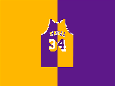 My Favorite Lakers - SHAQ basketball lakers nba shaq vector