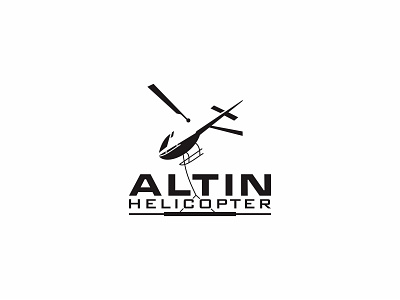 Altin Helicopter branding cargo contruction design flat helicopter icon identity logo memorable minimal silhoutte website