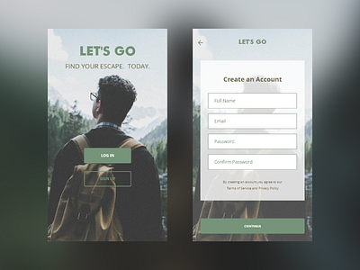 Daily Ui 001 01 - Sign Up Page dailyui