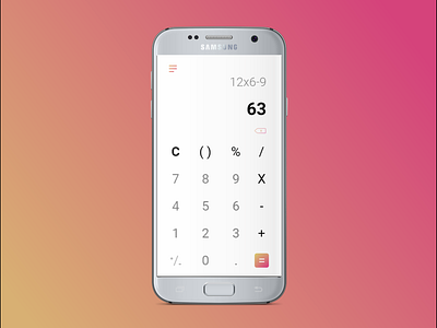 Daily UI Challenge # 004: Calculator calculator dailyui004 dailyuichallenge