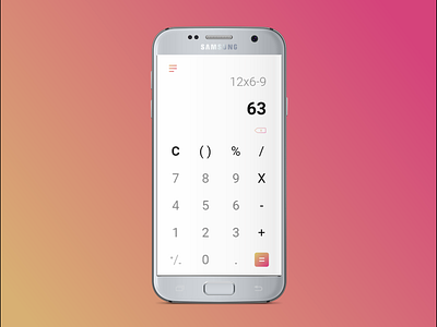 Daily UI Challenge # 004: Calculator