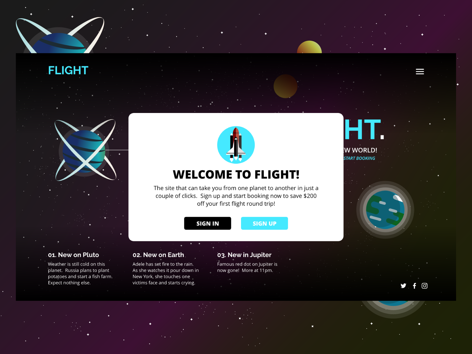 Daily Ui 016 - Pop Up Overlay by Darrell Delacruz on Dribbble