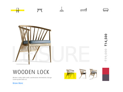 Furniture chair ecommerce furniture interface interior product shop ui user interface web web design widget