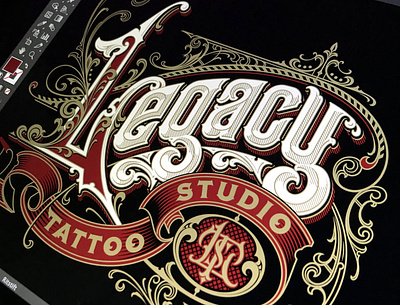 Legacy vector hand lettering schmetzer typography vector