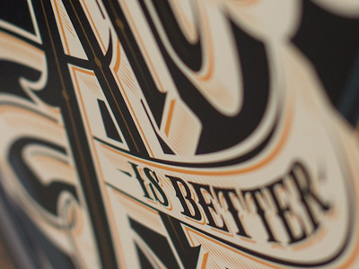 and again andisbetter closeup ford letters schemtzer script social typography
