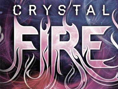 Fire book crystal fire hand lettering schmetzer title typography