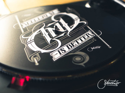 AND schmetzer ford social and better typography ambigram dj vinyl