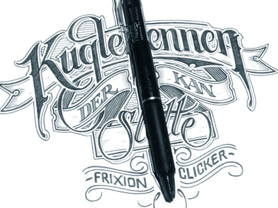 Frixion Clicker DK clicker erasable frixion handlettering pen pilotpen schmetzer typography