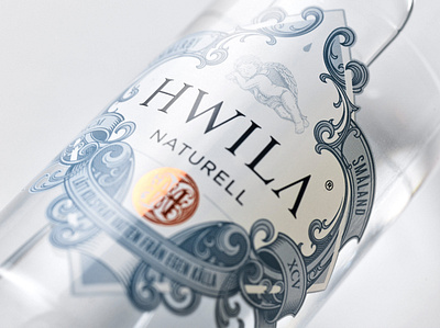 HWILA naturell branding design hwila label packaging schmetzer water