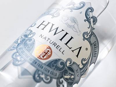 HWILA naturell branding design hwila label packaging schmetzer water