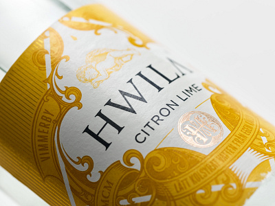 HWILA citron branding design hwila label monogram packaging schmetzer