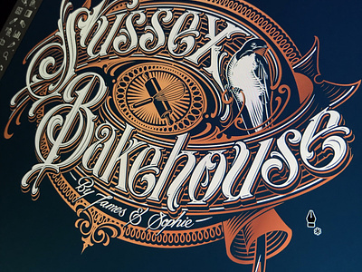 Sussex Bakehouse bakehouse handlettering lettering logotype schmetzer sussex vector