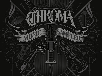 Chroma album chroma cover schmetzer vector