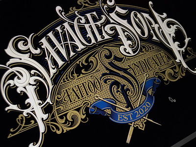 Savage Son - vector hand lettering savageson schmetzer tattoo typography vector