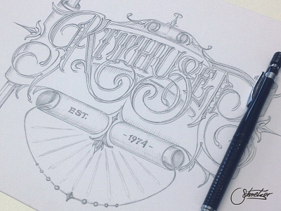 Rithuset lettering rithuset schmetzer typography victorian