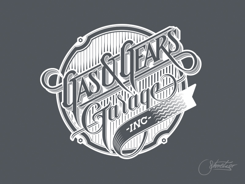 Gas Gears Garage by Martin Schmetzer on Dribbble