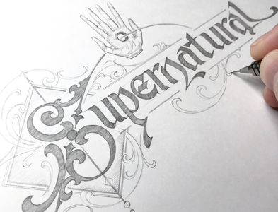 How to create a “Supernatural” text effect in Procreate - Ioanna Ladopoulou  – Art & Design