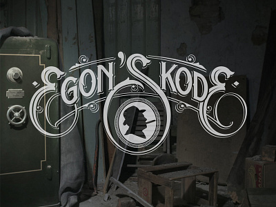 Egon's Kode egons franz hand jäger lettering logotype rode schmetzer