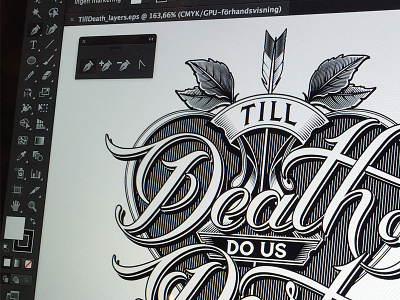 Till Death death do logotype part schmetzer till us