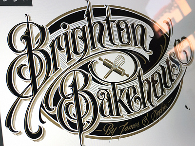 Brighton Bakehouse bakehouse brighton hand lettering logotype schmetzer