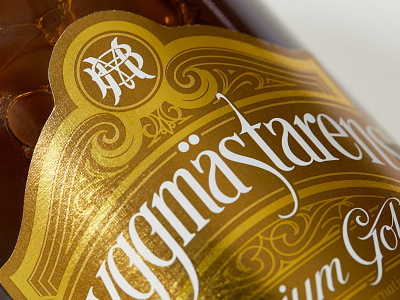 BM beer bryggmästarens hand label lettering monogram packaging schmetzer