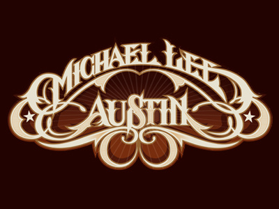 Austin country hand drawn martin schmetzer michael lee austin music typography