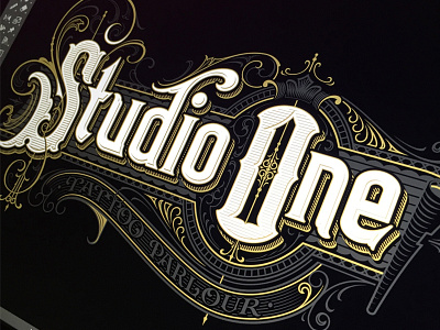 Studio One vector hand illustrator lettering one schmetzer studio type vector