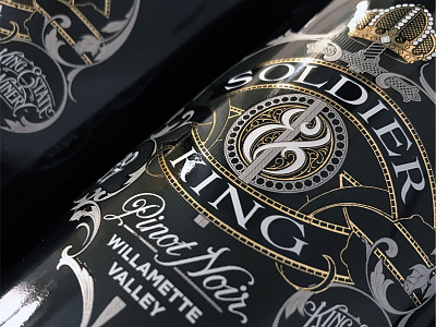 Soldier & King design label packaging schmetzer wine