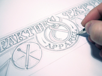 Artfaktors Tattoo apparel artfaktors letters schmetzer sign sketch studio tattoo typography