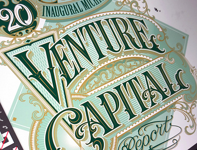 Venture Capital - progress hand lettering schmetzer typography vector