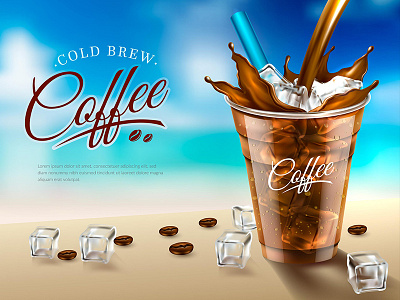 Cold brew coffee ad