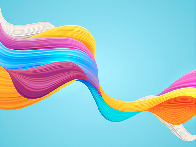 Color Flow art background brush color colorful design dynamic flow freevector geometric illustration illustrator line style vector