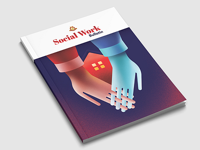 Cover Illustration for Social Work Bulletin affinity affinity designer illustration social work