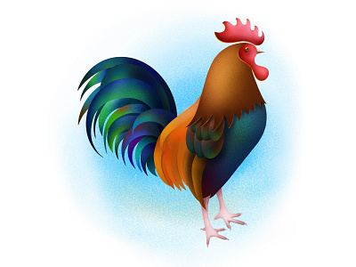 New Illustration in iPad pro with Procreate hen illustration procreate sketch stippling