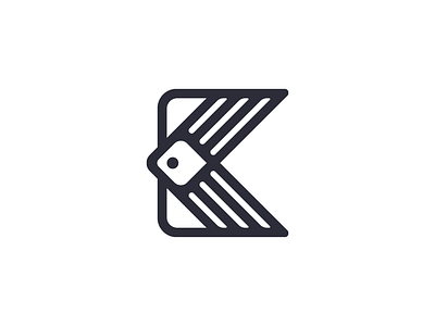 K Fish logo logotype