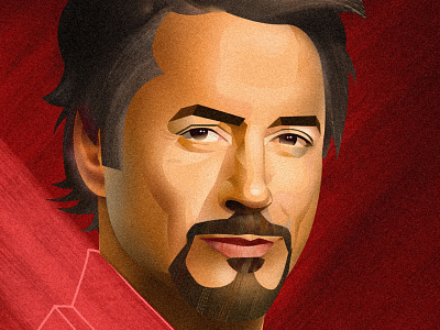 Robert Downey Jr. Vector Portrait design illustration portrait vector