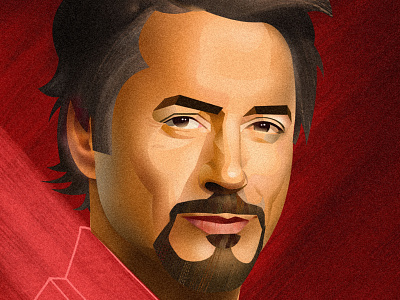 Robert Downey Jr. Vector Portrait