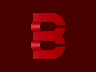 BWine negative spacing logo logo negative spacing